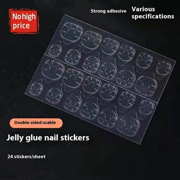 Super Sticky Gel High Adhesive Jelly Glue Nail Stickers