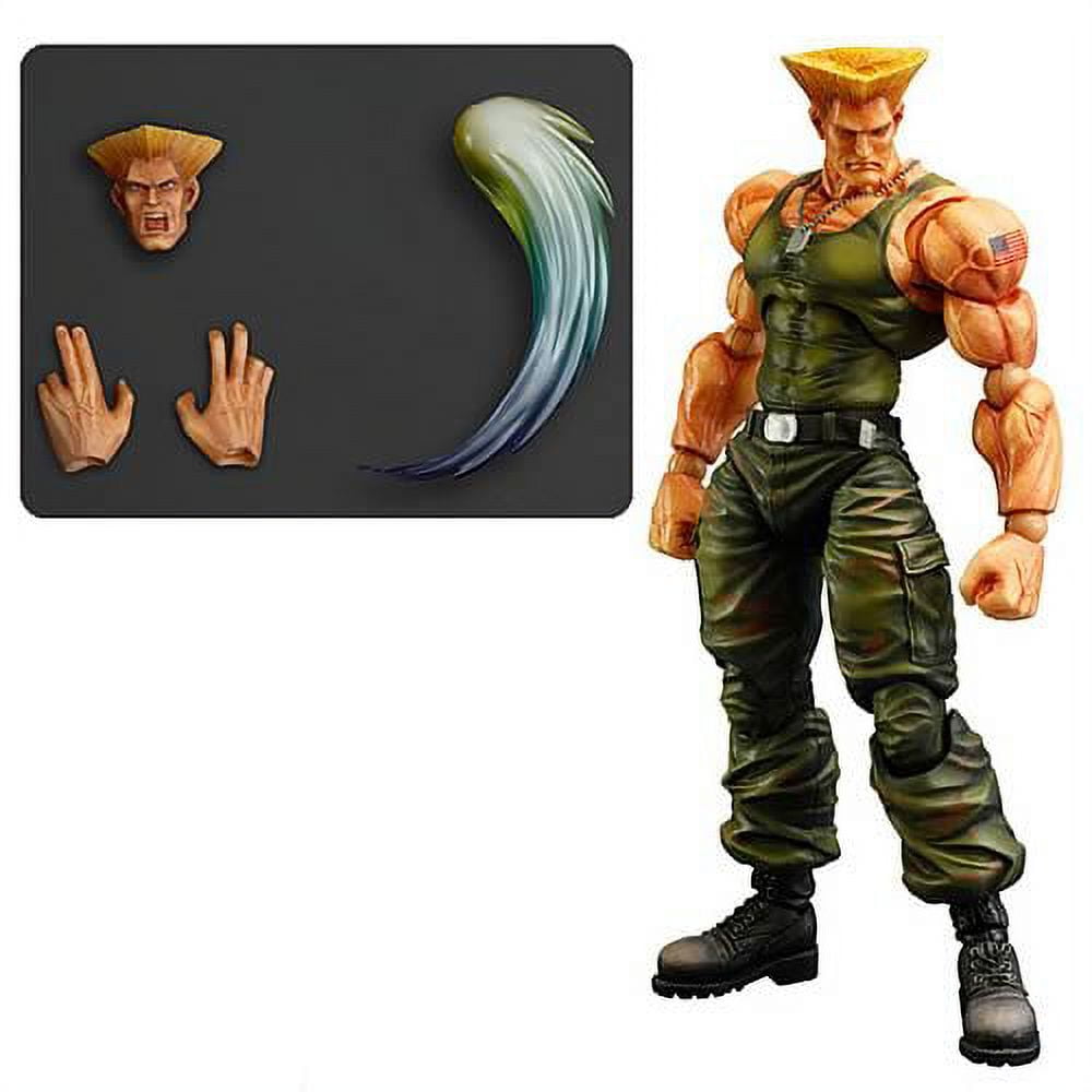 Super Street Fighter IV Guile Play Arts Kai Action Figure