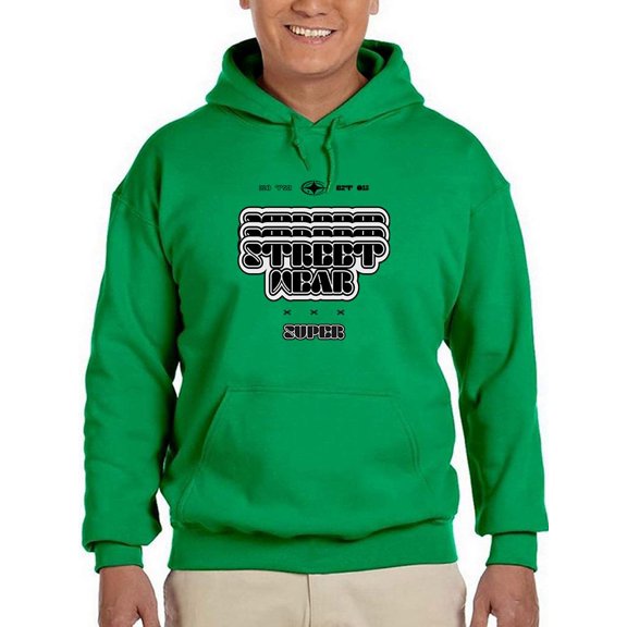 Super Street Wear Logo Hoodie Men -Image by Shutterstock, Male Small