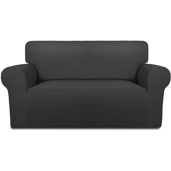 Super Stretch Chair Sofa Slipcover – Spandex Non Slip Soft Couch Sofa Cover, Washable Furniture Protector with Non Skid Foam and Elastic Bottom for Kids, Pets