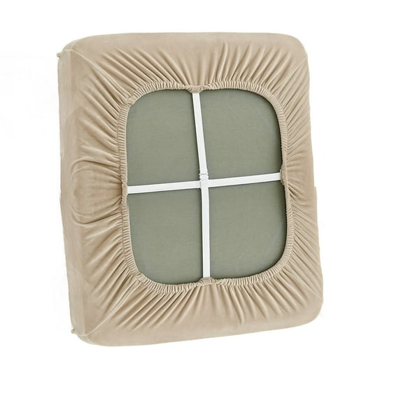 Super Stretch Individual Seat Cushion Covers,Couch Cushion Covers Slipcover Sets Thick Fabric for 19-28in Cushion