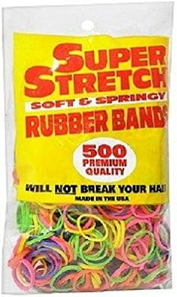 Super Stretch Rubber Bands 500 Each(Pack of 1)
