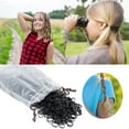 Super Stretch Rubber Bands for Hair No Break Rubber Bands Clear Rubber