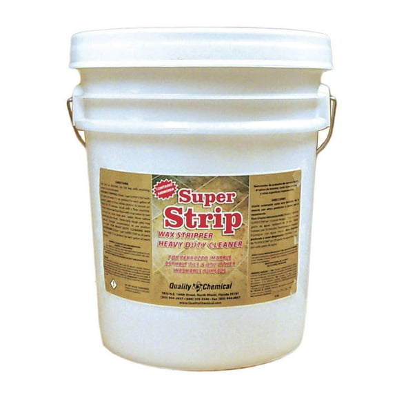 Super Strip Commercial Floor Wax Stripper with Ammonia - 5 gallon pail
