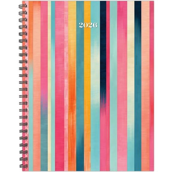 Super Stripe 2026 8.5" x 11" Weekly Monthly Softcover Planner