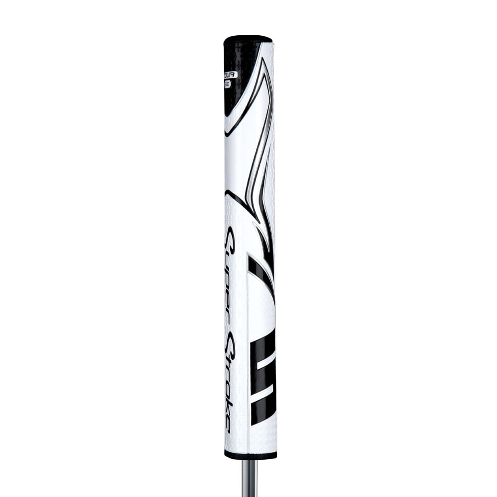 Super Stroke Golf Zenergy Tour Series 3.0 Putter Club Grips, White/Black