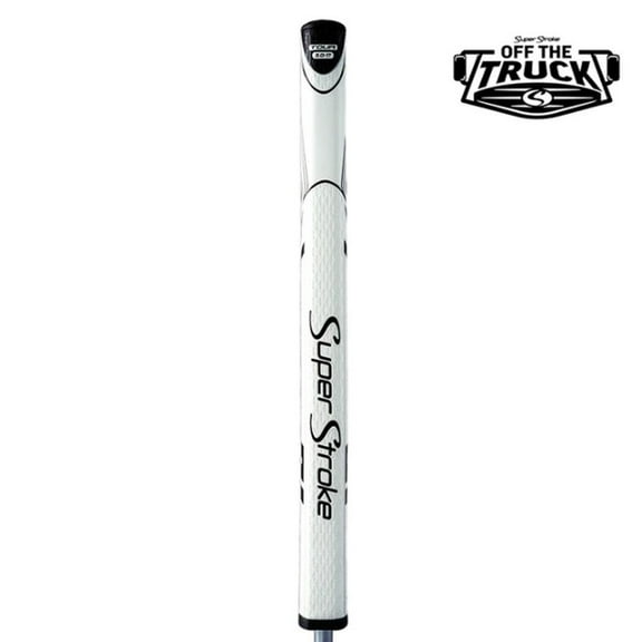 Super Stroke Zenergy Tour 3.0 17" Off The Truck Putter Grip (White/Black, 1.23", 93g) Golf NEW