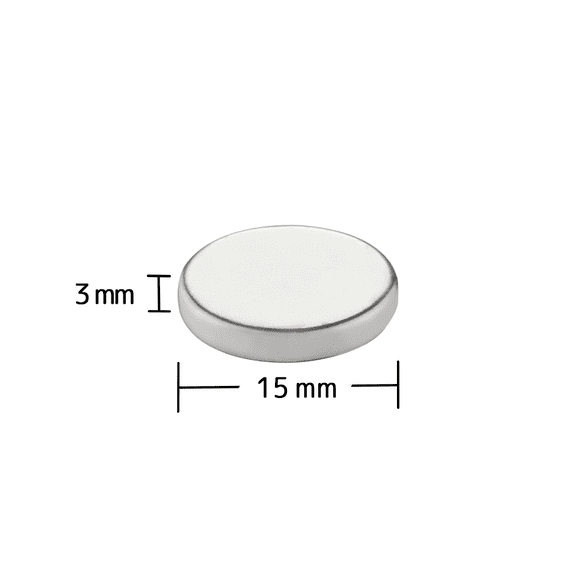 Super Strong 50pc 15mm x 3mm Neodynimum Magnet Disc, The Worlds Strongest & Most Powerful Rare Earth Magnets