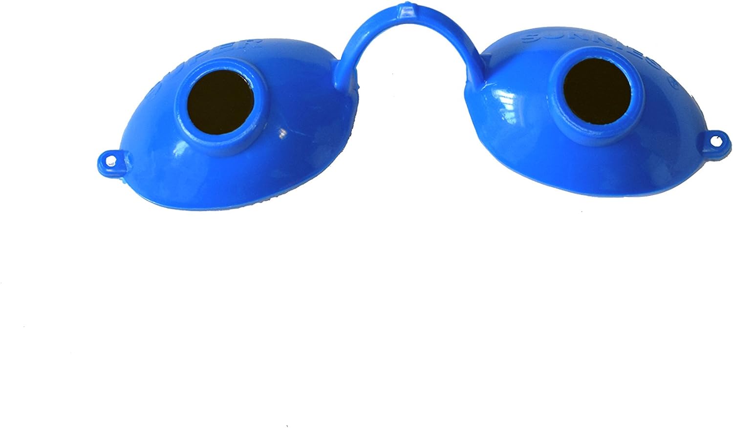 Super Sunnie Neons UV Eye Protection Tanning Goggles Eyeshields (Blue