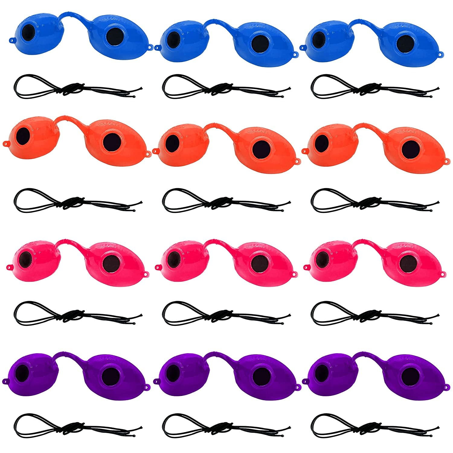 Super Sunnies Indoor Tanning Bed Eye UV Protection Glasses Goggles by