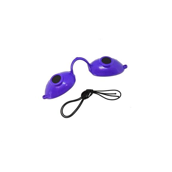 Super Sunnies Neon UV Eye Protection Tanning Goggles Eyeshields- 4 Colors (Purple)