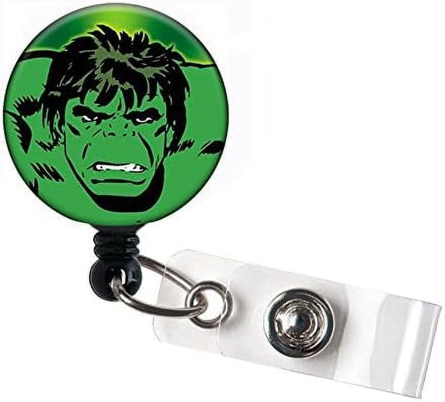 Super Super Power Inspired Alligator Swivel Clip Retractable ID Badge