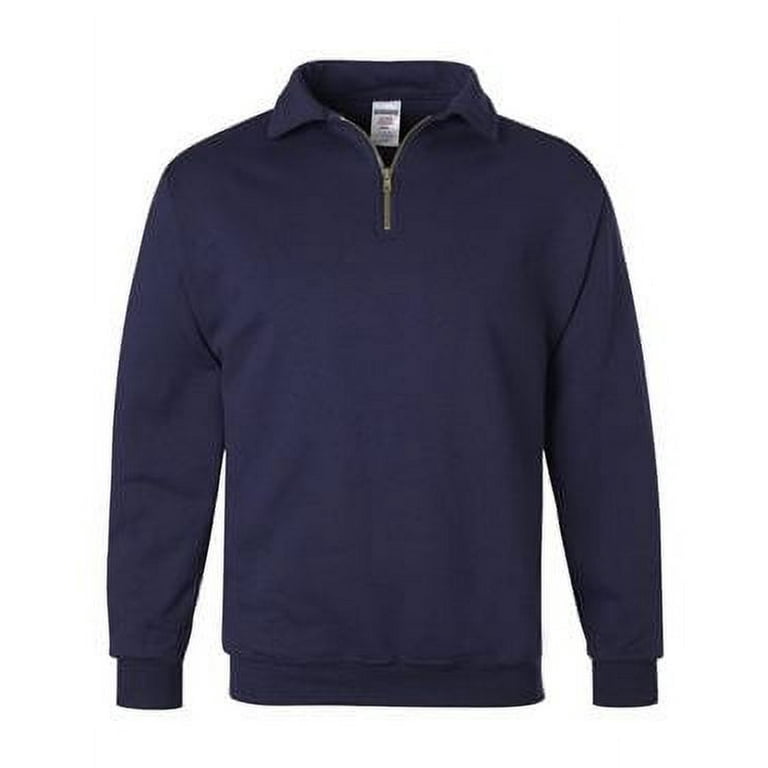 Super Sweats NuBlend® Quarter-Zip Cadet Collar Sweatshirt