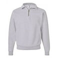 thumbnail image 1 of Super Sweats NuBlend® Quarter-Zip Cadet Collar Sweatshirt, 1 of 4