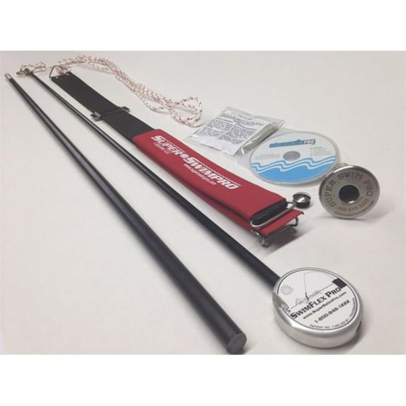 Super Swim 91190t 2 Part Pole Swimming Tether System with Stainless Steel In-Deck Base