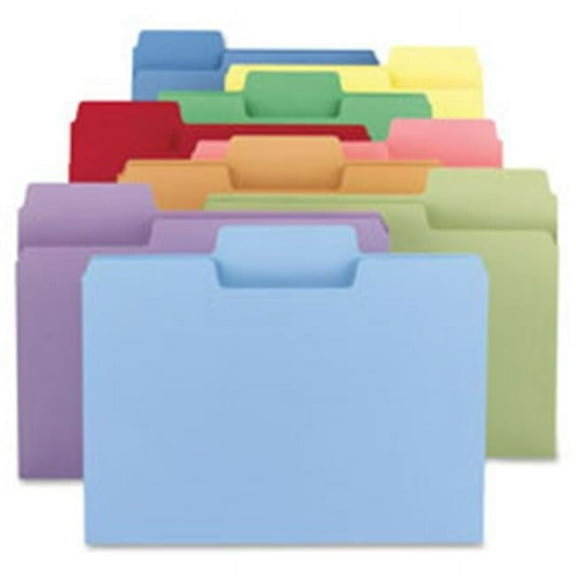 Super Tab File Folders - Assorted