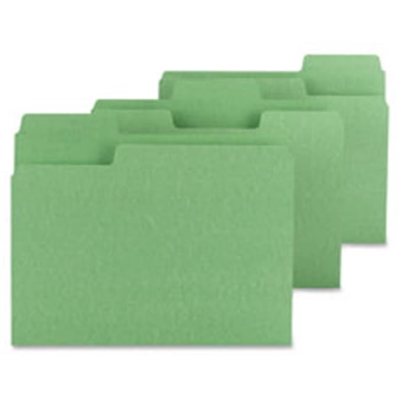Super Tab File Folders - White