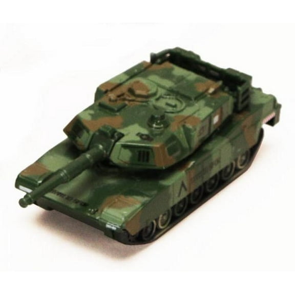 Super Tank Team M1 Abrams, Forest Green Camouflage - Showcasts 8882/3D - 6.5 Inch Scale Diecast Model Replica (Brand New, but NOT IN BOX)