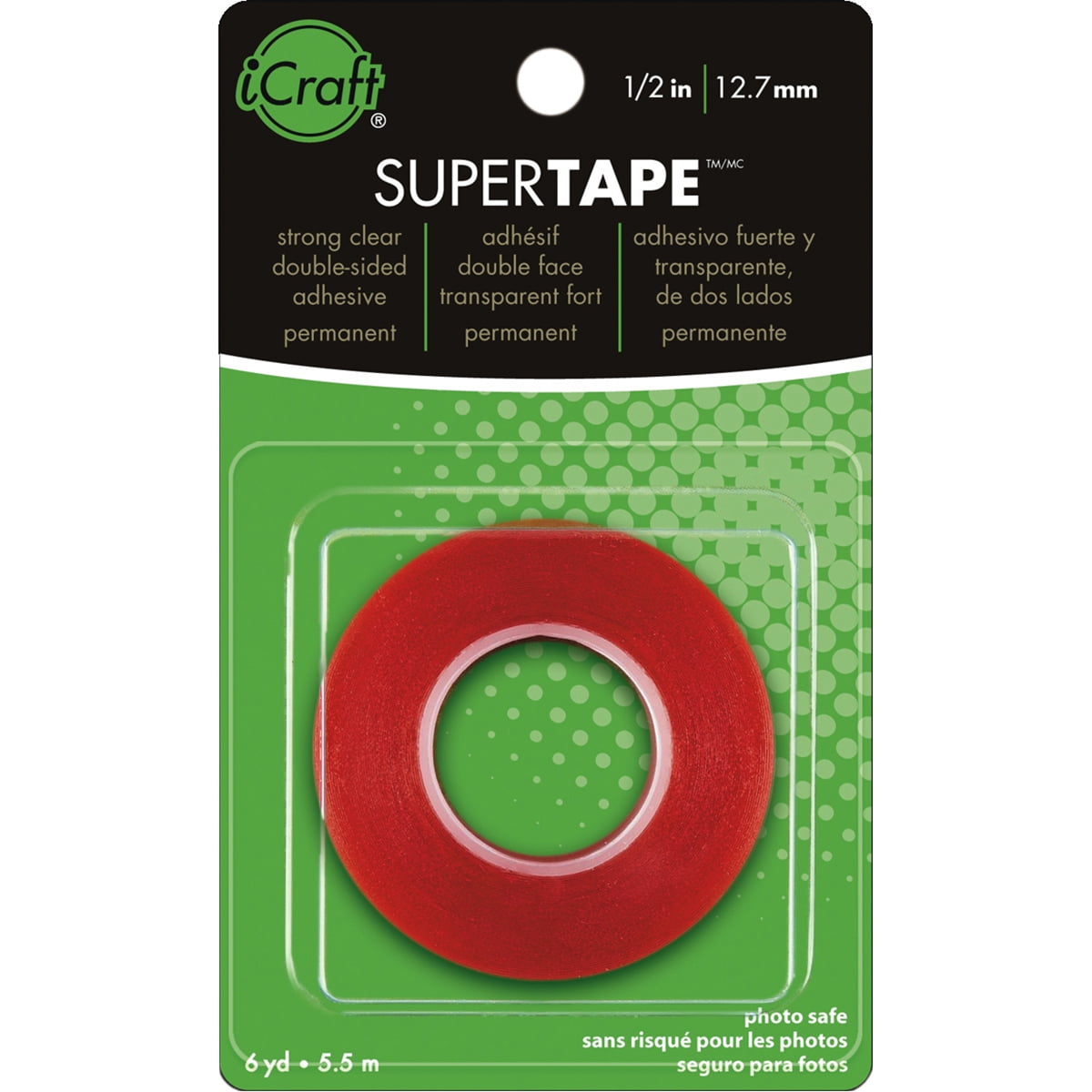 Troosteloos Lach Vrijgevig Super Tape, Double-Sided, .5" x 6yd - Walmart.com