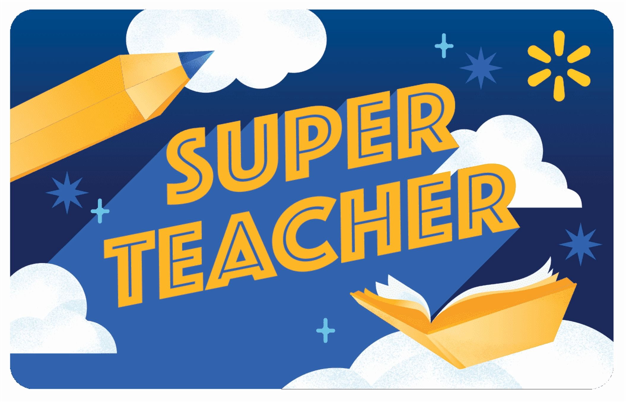 Super Teacher Walmart Gift Card