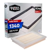 Super Tech 1340 Engine Air Filter, Replacement Filter for Ford or Ford Truck Fits select 2004-2008 FORD F150, 2005-2006 FORD EXPEDITION