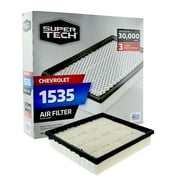 Super Tech 1535 Engine Air Filter, Replacement Filter for GM or Chevrolet Fits select: 2006-2011 CHEVROLET IMPALA, 2006-2007 CHEVROLET MONTE CARLO