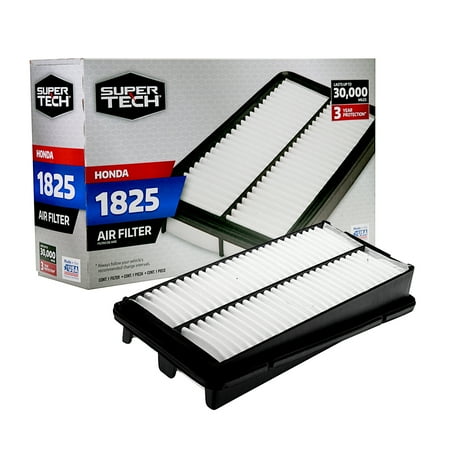 Super Tech 1825 Engine Air Filter, Replacement Filter for Honda Fits select: 1998-2002 HONDA ACCORD, 2002-2003 ACURA 3.2TL price history and forecast - Super Tech 1825