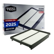 Super Tech 2025 Engine Air Filter, Replacement Filter for Hyundai and Kia