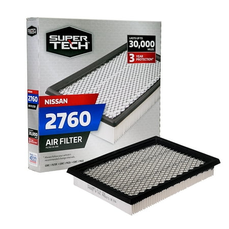 Super Tech 2760 Engine Air Filter, Replacement Filter for Nissan Fits select: 2007-2019 NISSAN SENTRA, 2008-2013 NISSAN ROGUE price history and forecast - Super Tech 2760