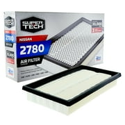 Super Tech 2780 Engine Air Filter, Replacement Filter for Nissan Fits select 2007-2012 NISSAN VERSA, 2014-2018 INFINITI Q50