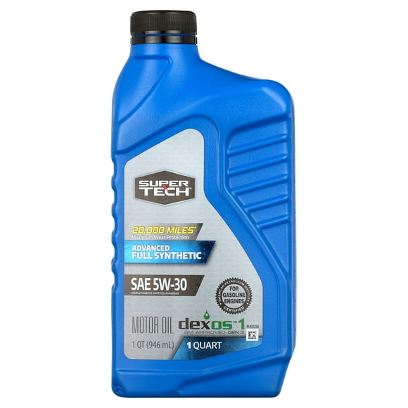 Super Tech Advanced Full Synthetic Motor Oil SAE 5W-30, 1 Quart