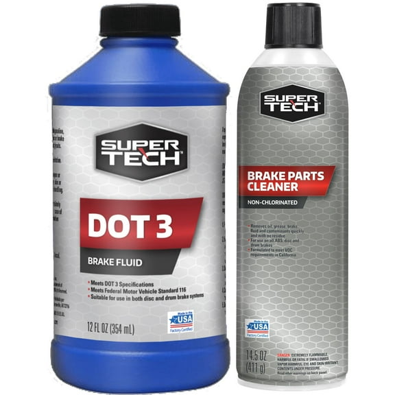 Super Tech  Brake Treament 2-Piece DOT3 Bundle (Non-Chlorinated)