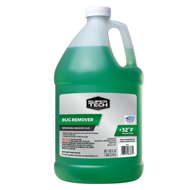 Super Tech Bug Remover with Rain Repeller Windshield Washer Fluid 1 Gallon