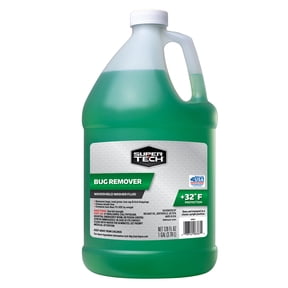 Super Tech Bug Remover with Rain Repeller Green Windshield Washer Fluid 1 Gallon