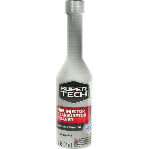 Super Tech Concentrated Fuel Injector and Carburetor Cleaner, 6 oz. for