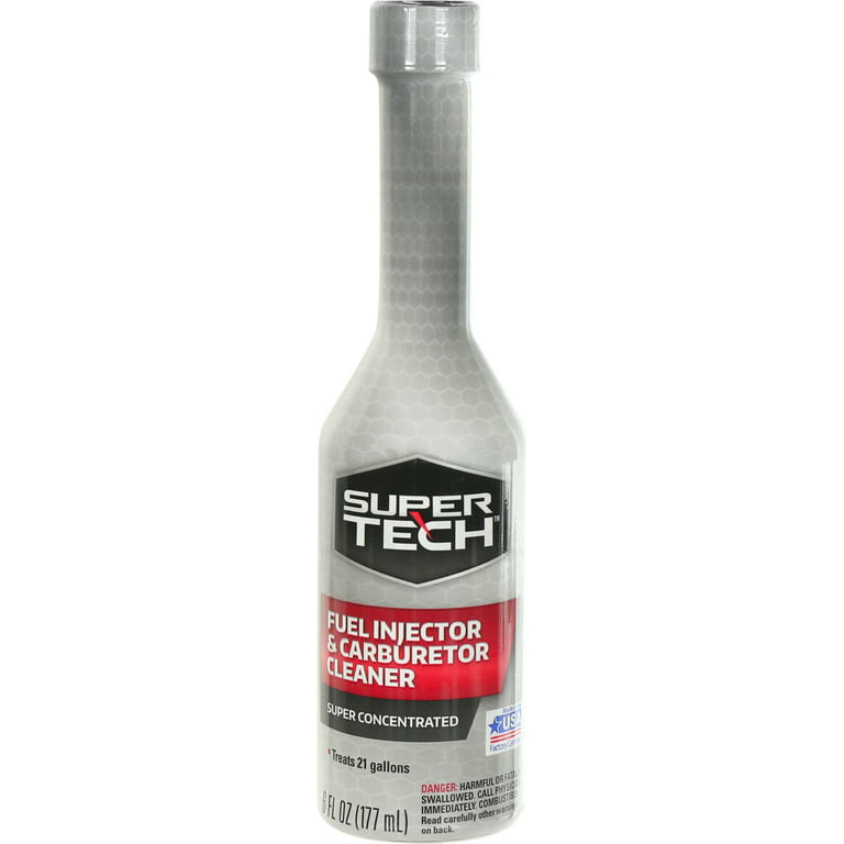 Super Tech Concentrated Fuel Injector and Carburetor Cleaner, 6 oz. for  Engine Performance