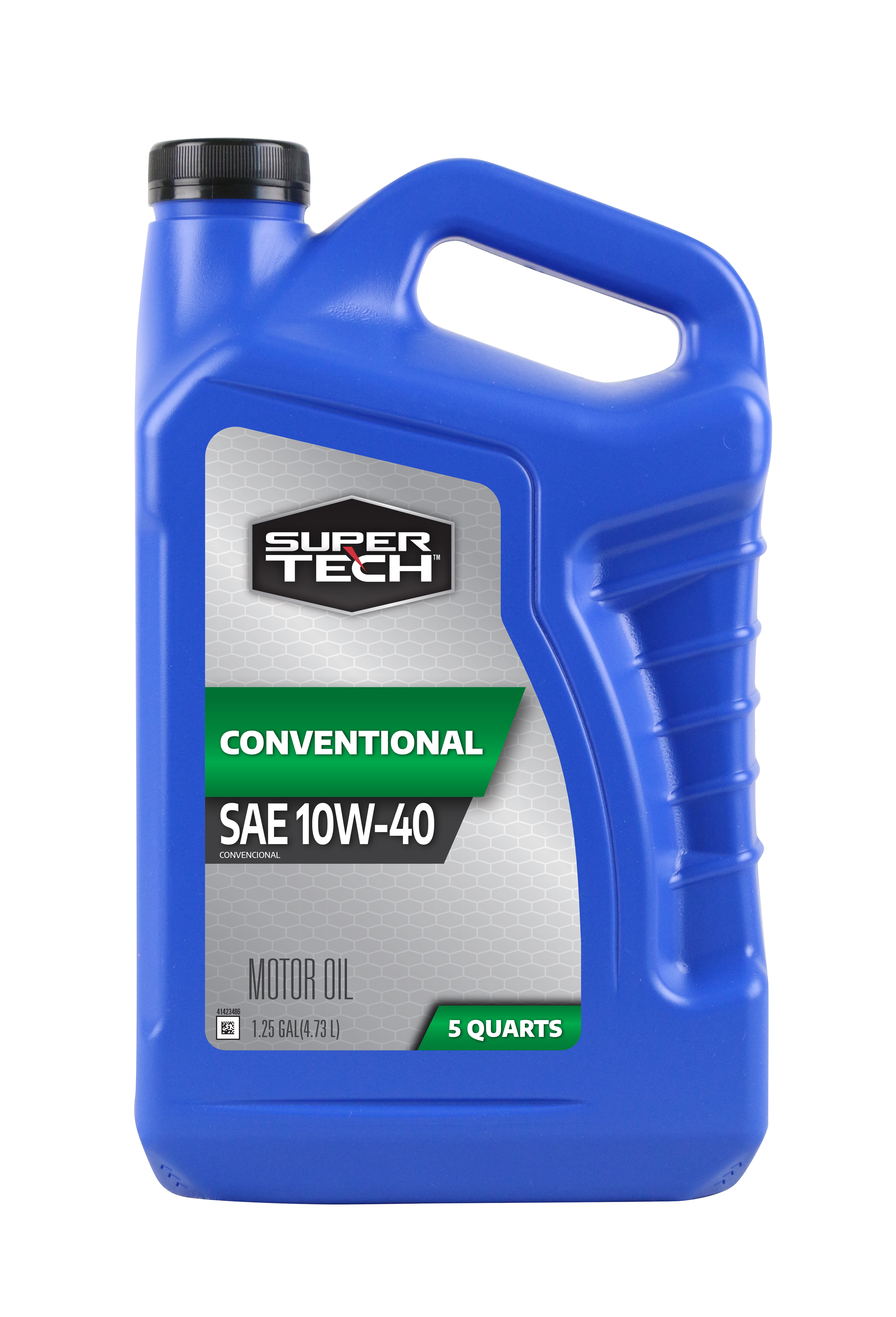 Super Tech Conventional High Performance Motor Oil 10W-40, 5 qt