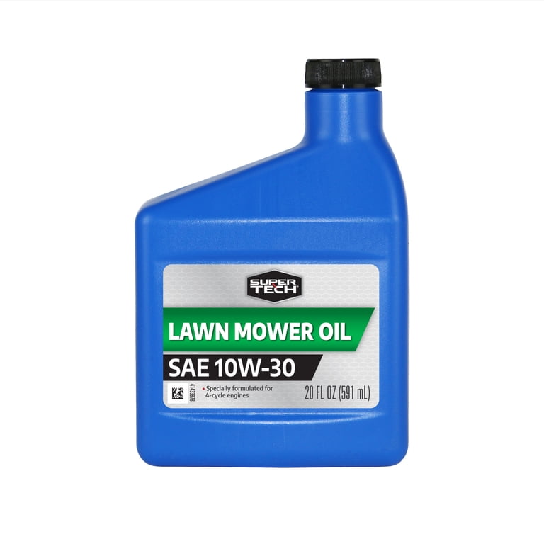 Super Tech Conventional SAE 10w-30 Lawn Mower Oil - 20 fl oz