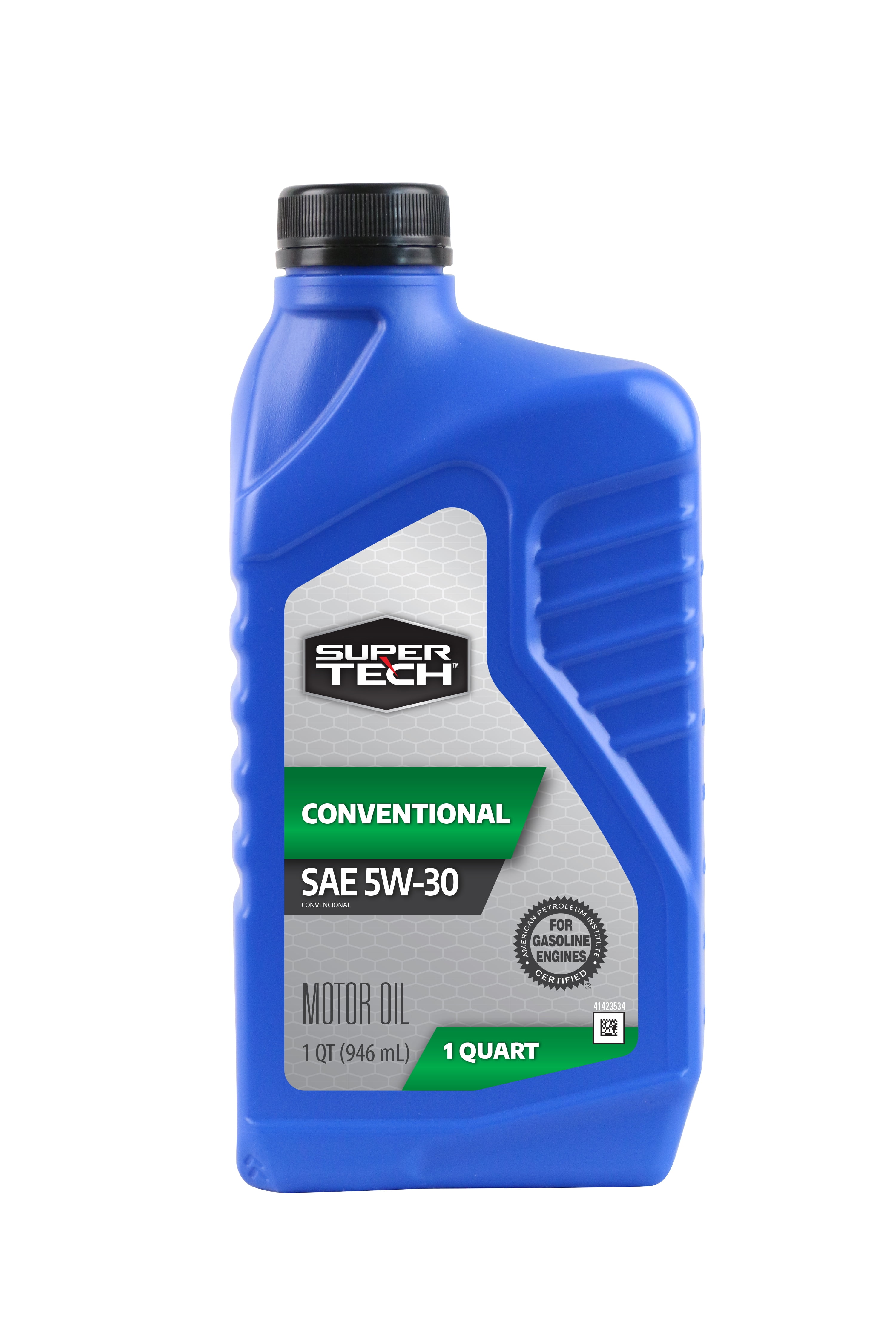 Super Tech Conventional SAE 5W 30 Motor Oil 1 Quart Walmart