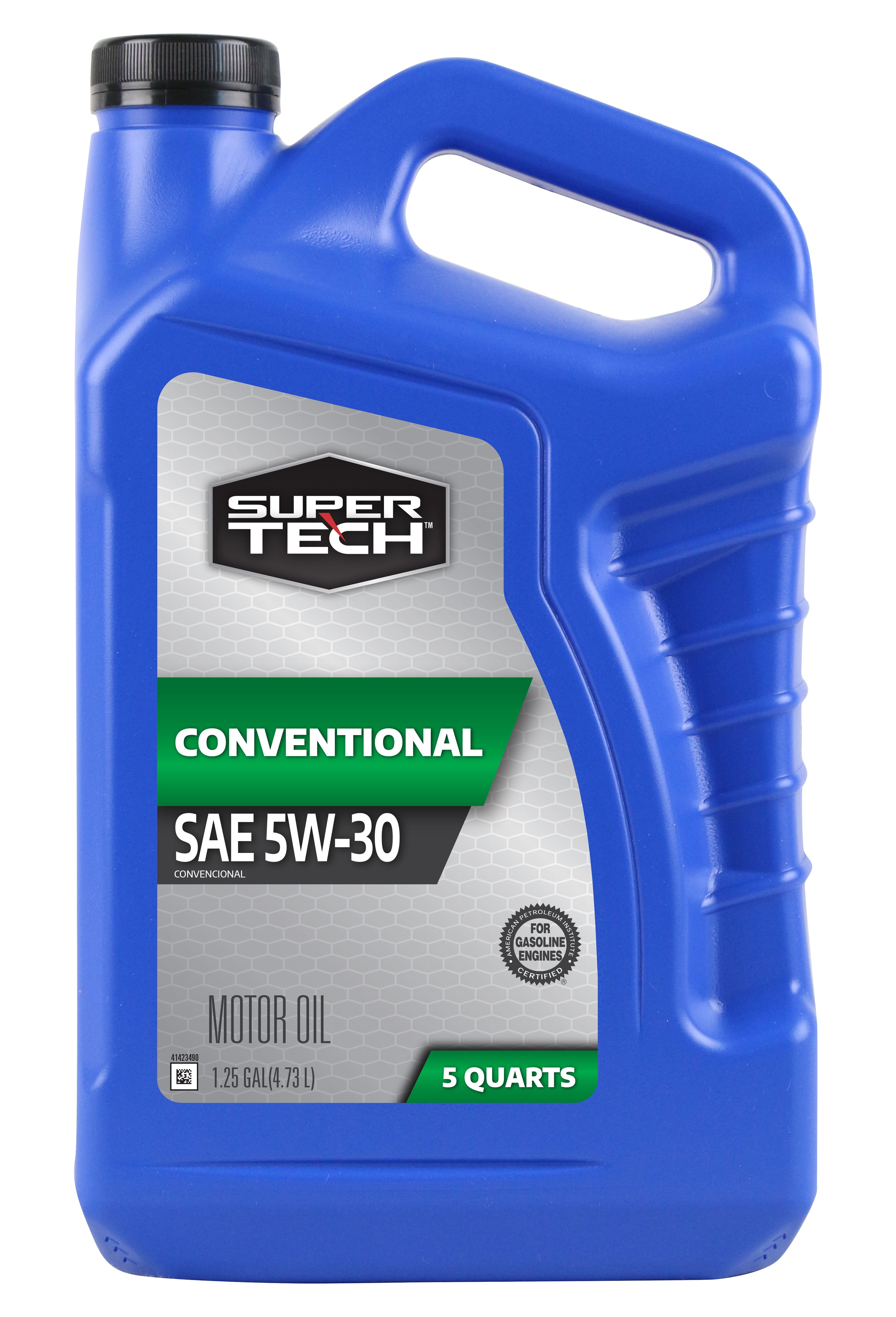 Super Tech Conventional SAE 5W 30 Motor Oil 5 Quarts Walmart