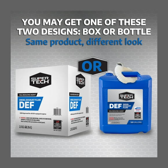 Super Tech DEF 2.5 Gallon - for Diesel Fuel Vehicles with SCR Selective Catalytic Reduction