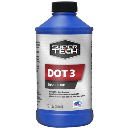 Super Tech DOT 3 Brake Fluid, 12 oz