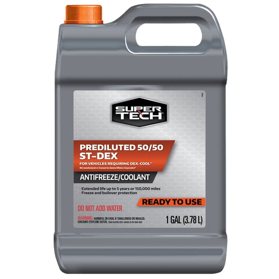 Super Tech Dex-Cool 50/50 Antifreeze, 1 Gallon