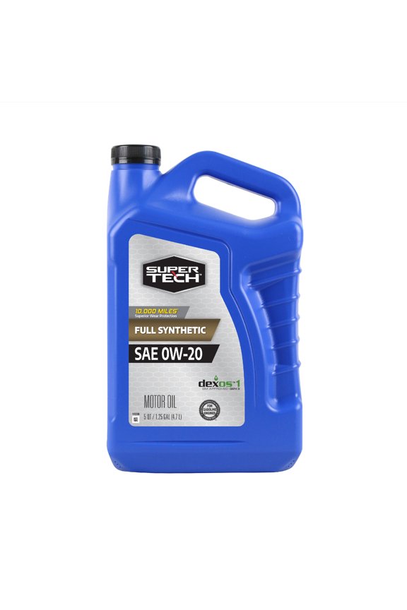 Full Synthetic SAE 0W-20 Motor Oil, 5 Quarts