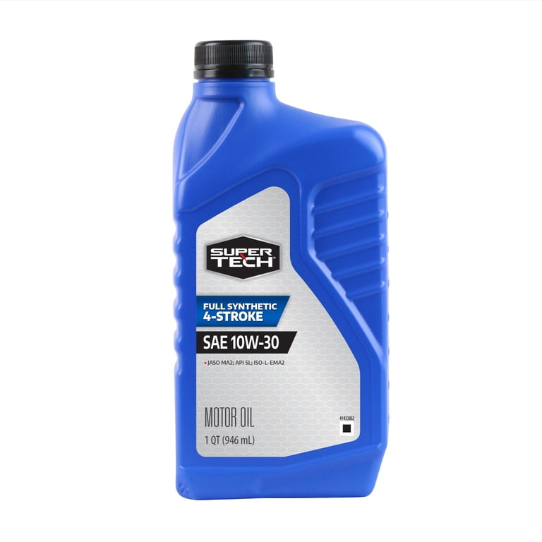 Super Tech Full Synthetic SAE 10W-30 4-Stroke ATV Motor Oil 1