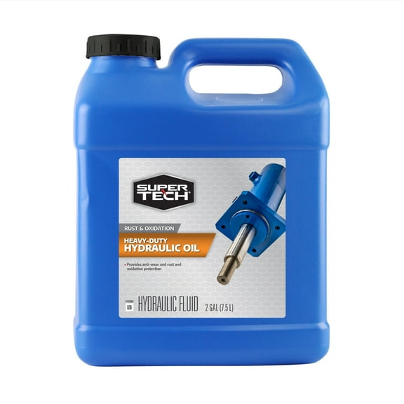 Super Tech Heavy Duty Rust and Oxidation Anti Wear Hydraulic Oil, 2 Gallons