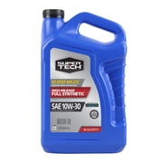 Super Tech High Mileage Full Synthetic SAE 10W-30 Motor Oil, 5 Quarts