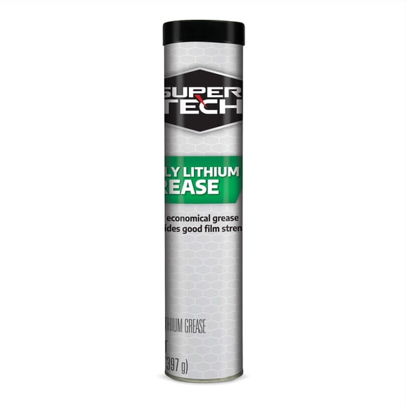 Super Tech Moly-Lithium Extreme Pressure Grease, 14 oz Tube - Heavy Duty Lubricant for Automotive and Industrial Use