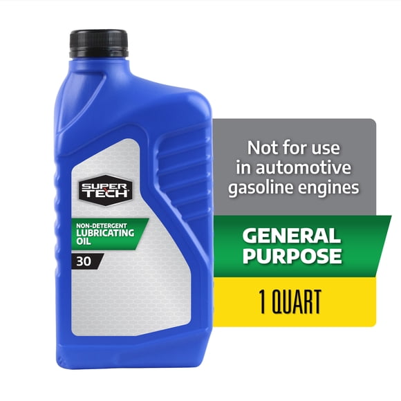 Super Tech Non-Detergent SAE 30W Lubricating Oil, 1 Quart
