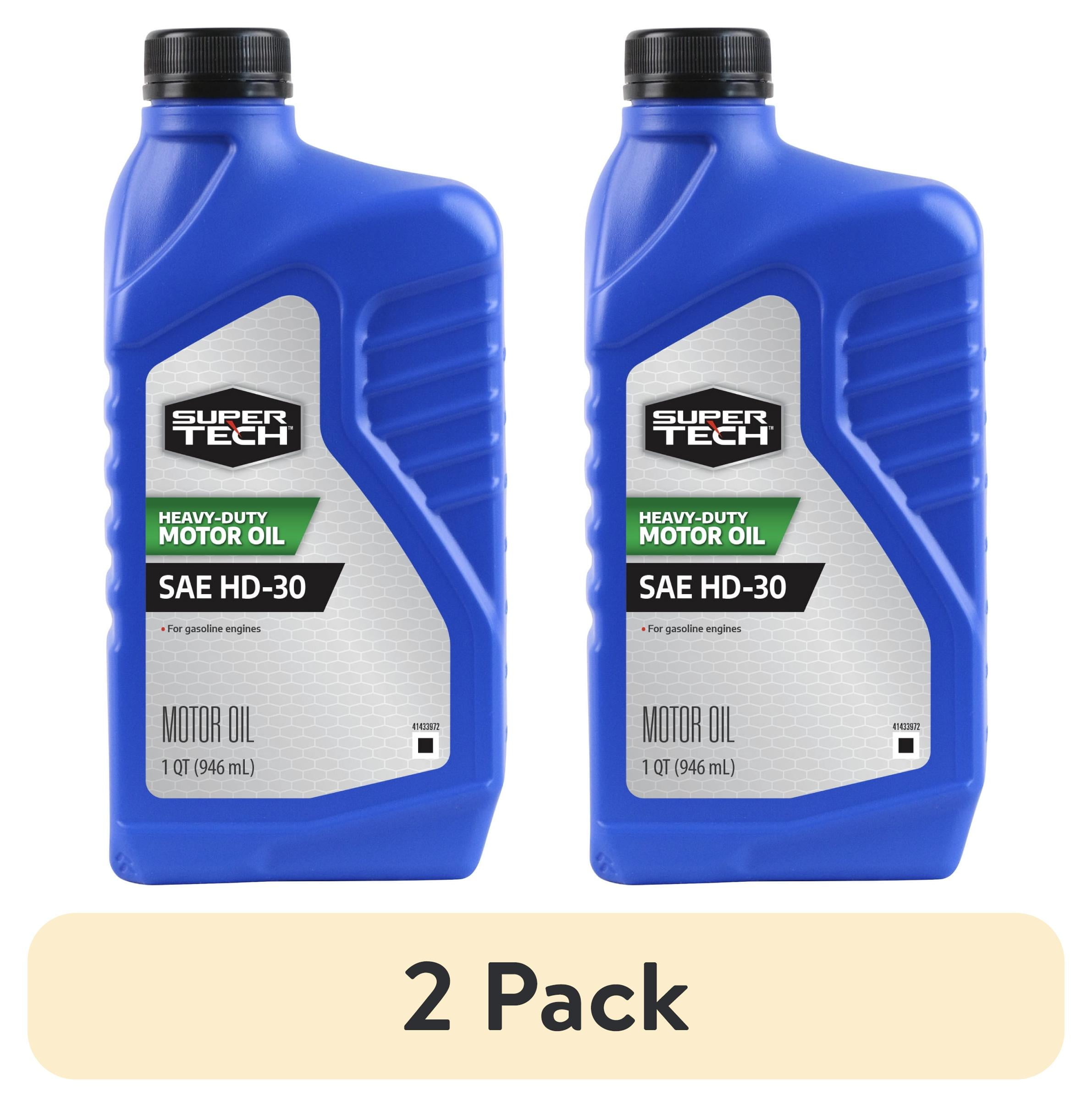 (2 pack) Super Tech Non-Detergent SAE 30W Lubricating Oil, 1 Quart